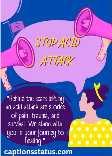 Quotes for Acid attack poster