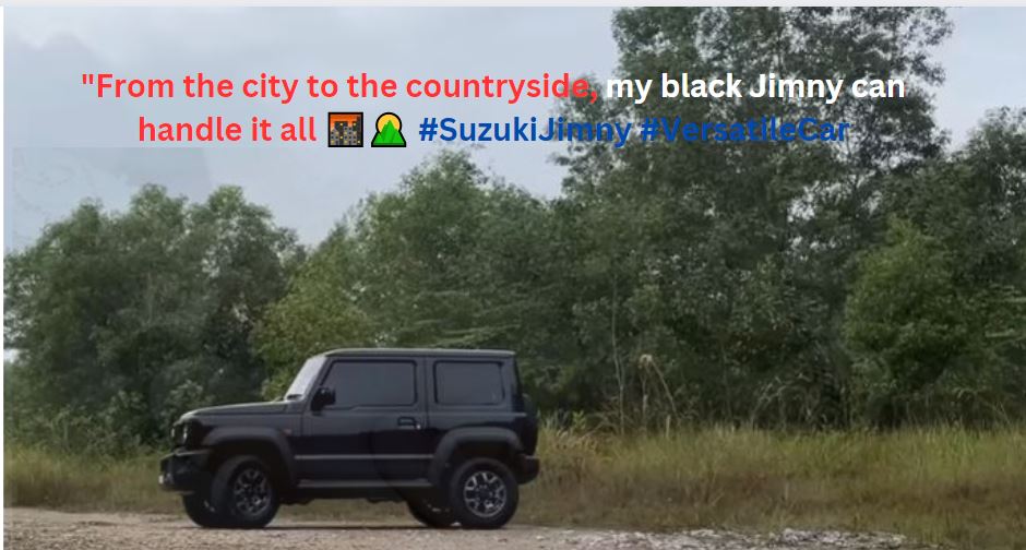 Black Jimny Car Instagram captions