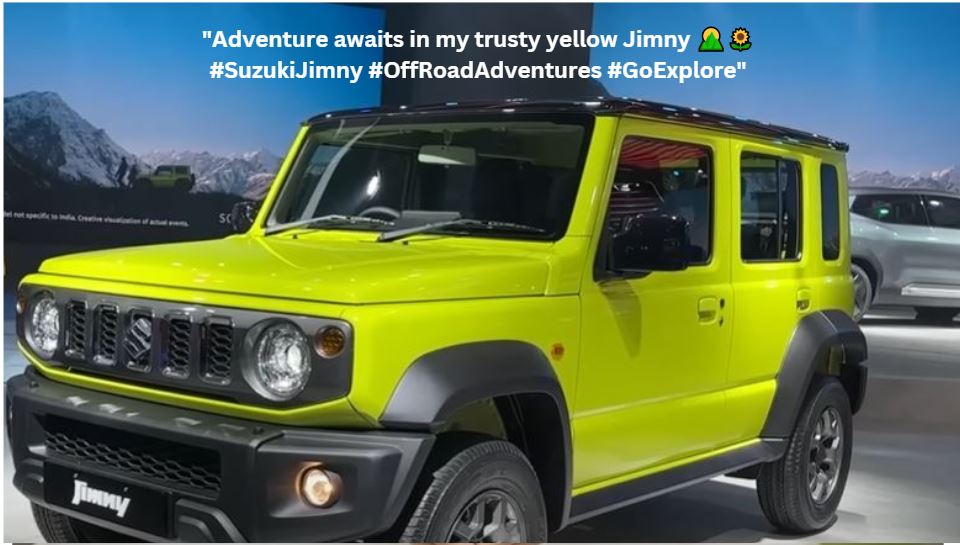 yellow Car Insta captions