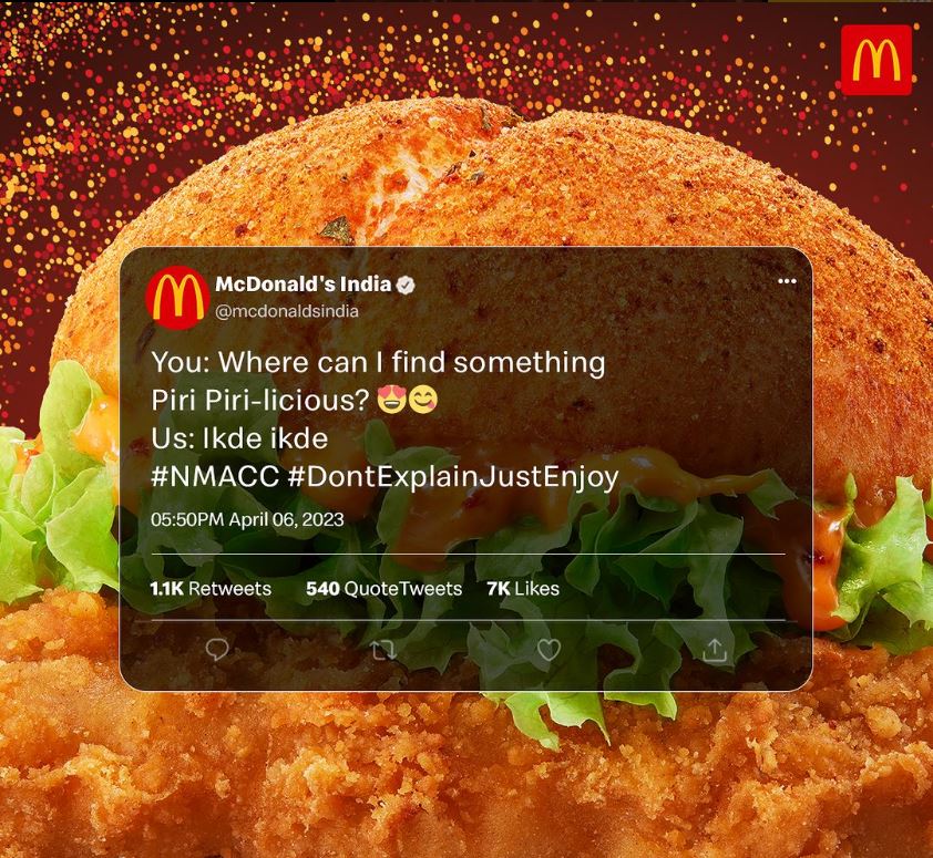 McDonald's Uses Instagram Captions