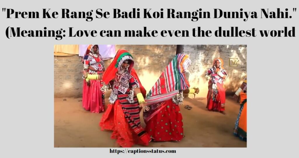 Banjara Quotes with Dancing women's