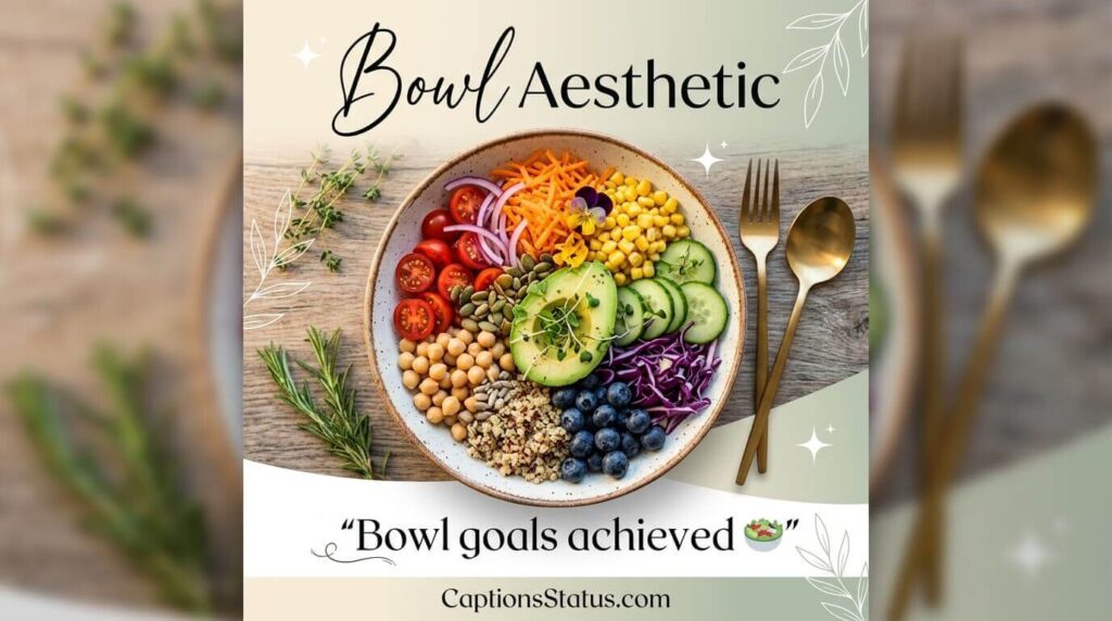 Aesthetic salad bowl Instagram worthy, artful salad ingredient arrangement salad for foodies