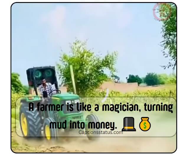 Desi Tractor Captions