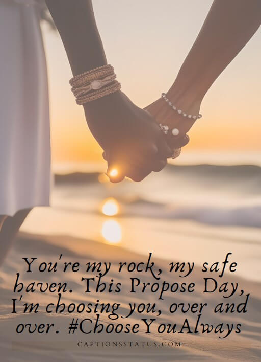 Propose Day Captions for Instagram for Boy