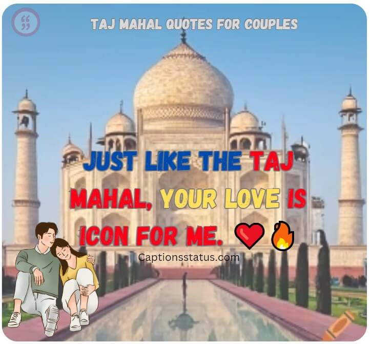 Taj Mahal Quotes for Couples