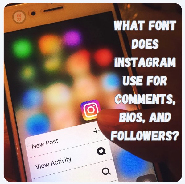 What Font does Instagram use