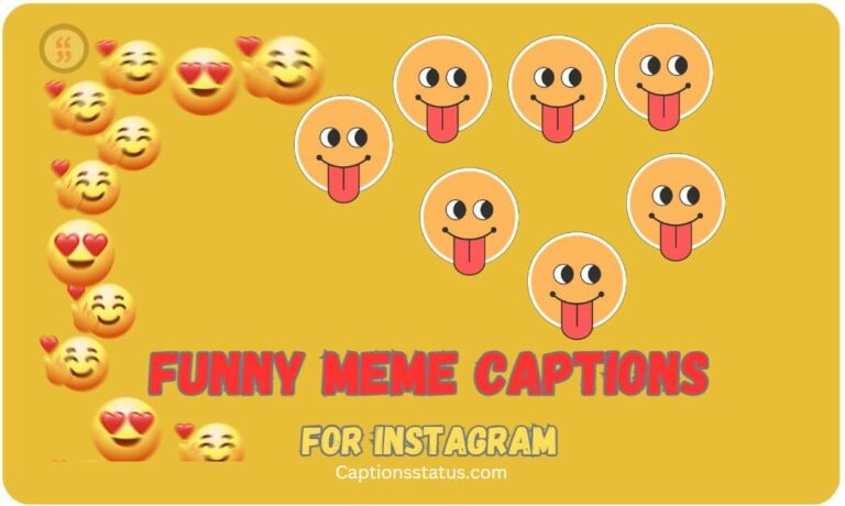 121+ Top Funny Meme Captions For Instagram - CaptionsStatus