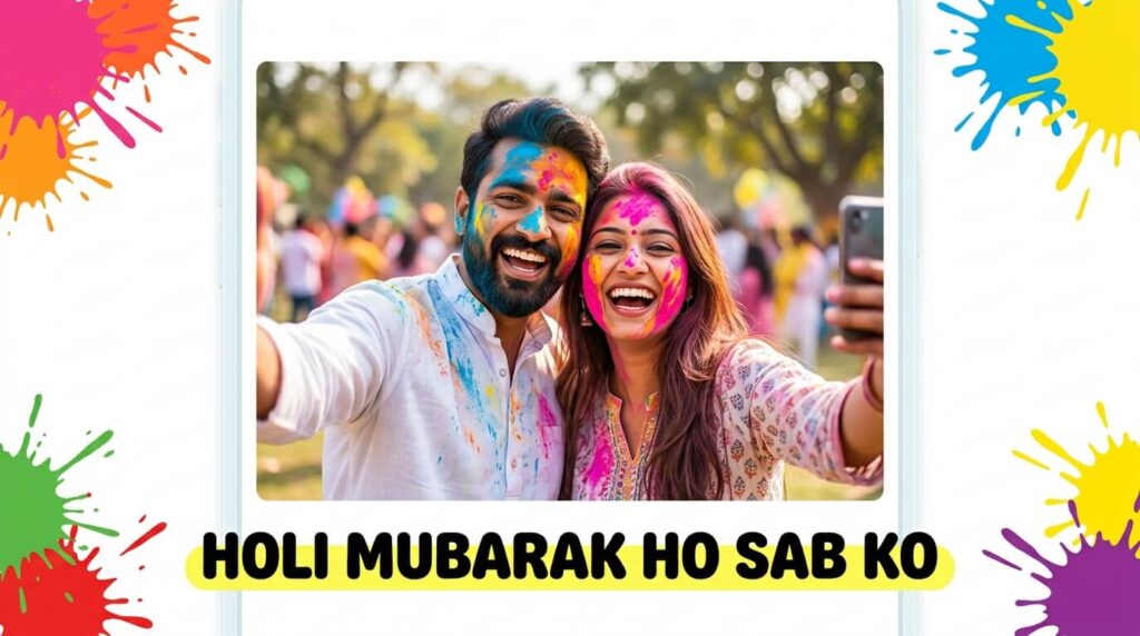 Holi Mubarak Ho Sab Ko Happy Holi 2026 Image